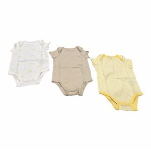 Baby GAP Set Of 3 Short Sleeve Bodysuits, Size 6-12 Months, Spring Print, NEW